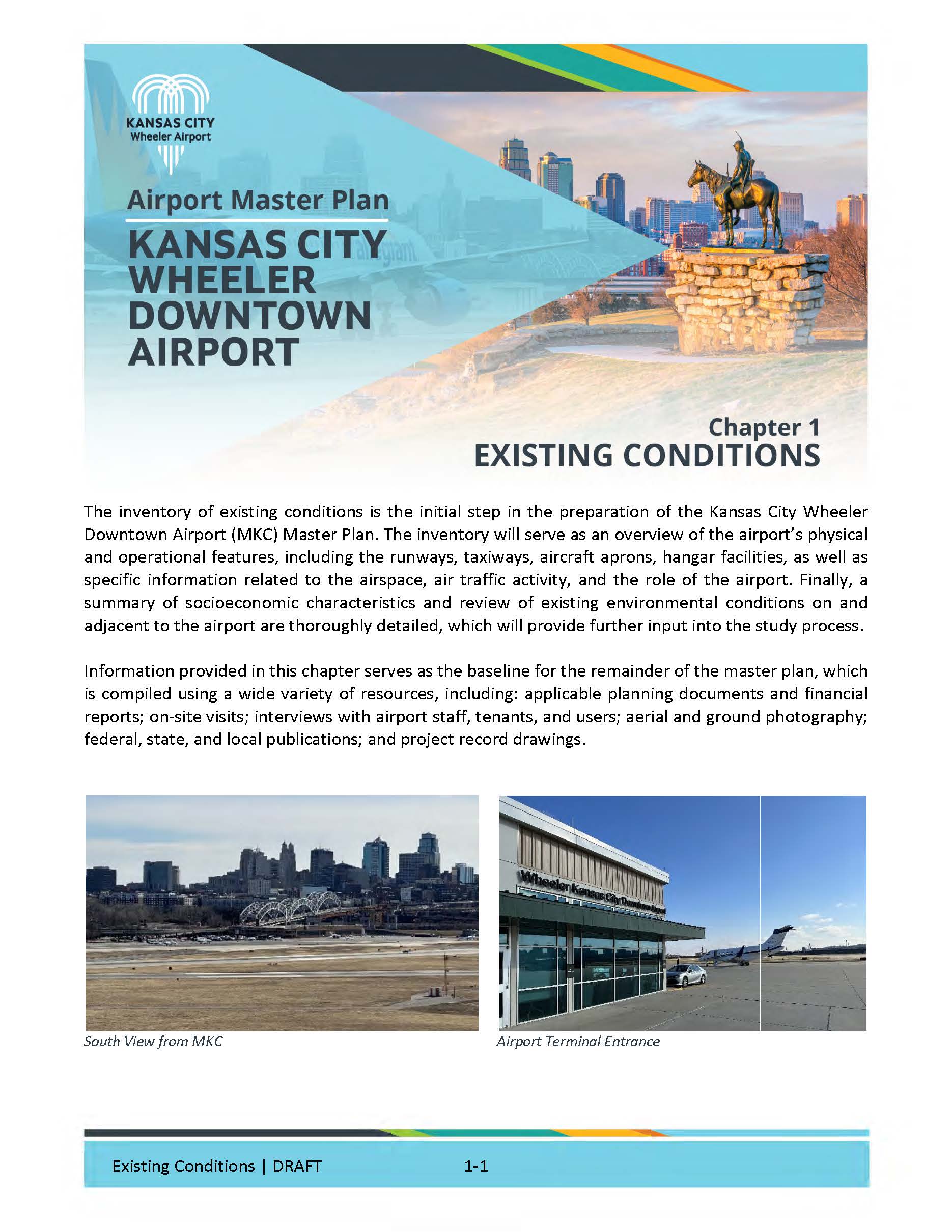 Master Plan Documents Kansas City Wheeler Downtown Airport (MKC) Master Plan